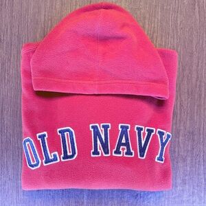 Old Navy Orange Fleece Hoodie